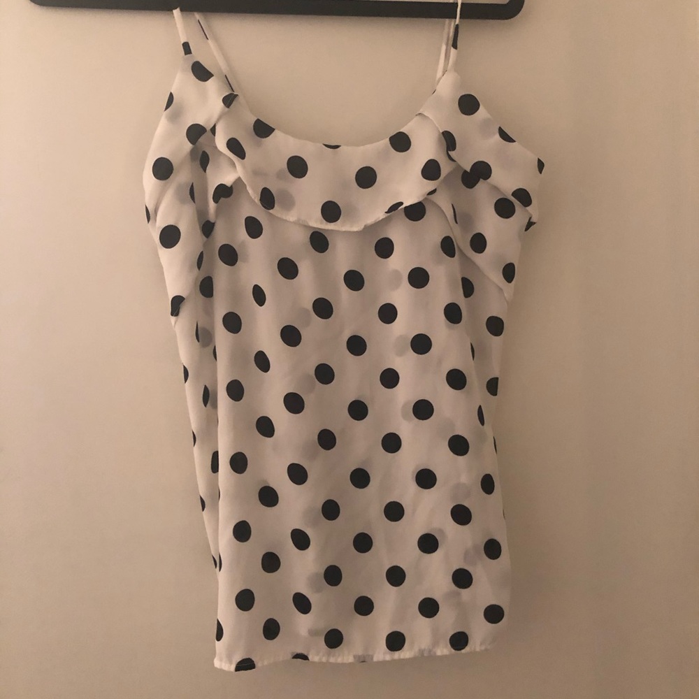 Spaghetti strap blouse, with adjustable straps